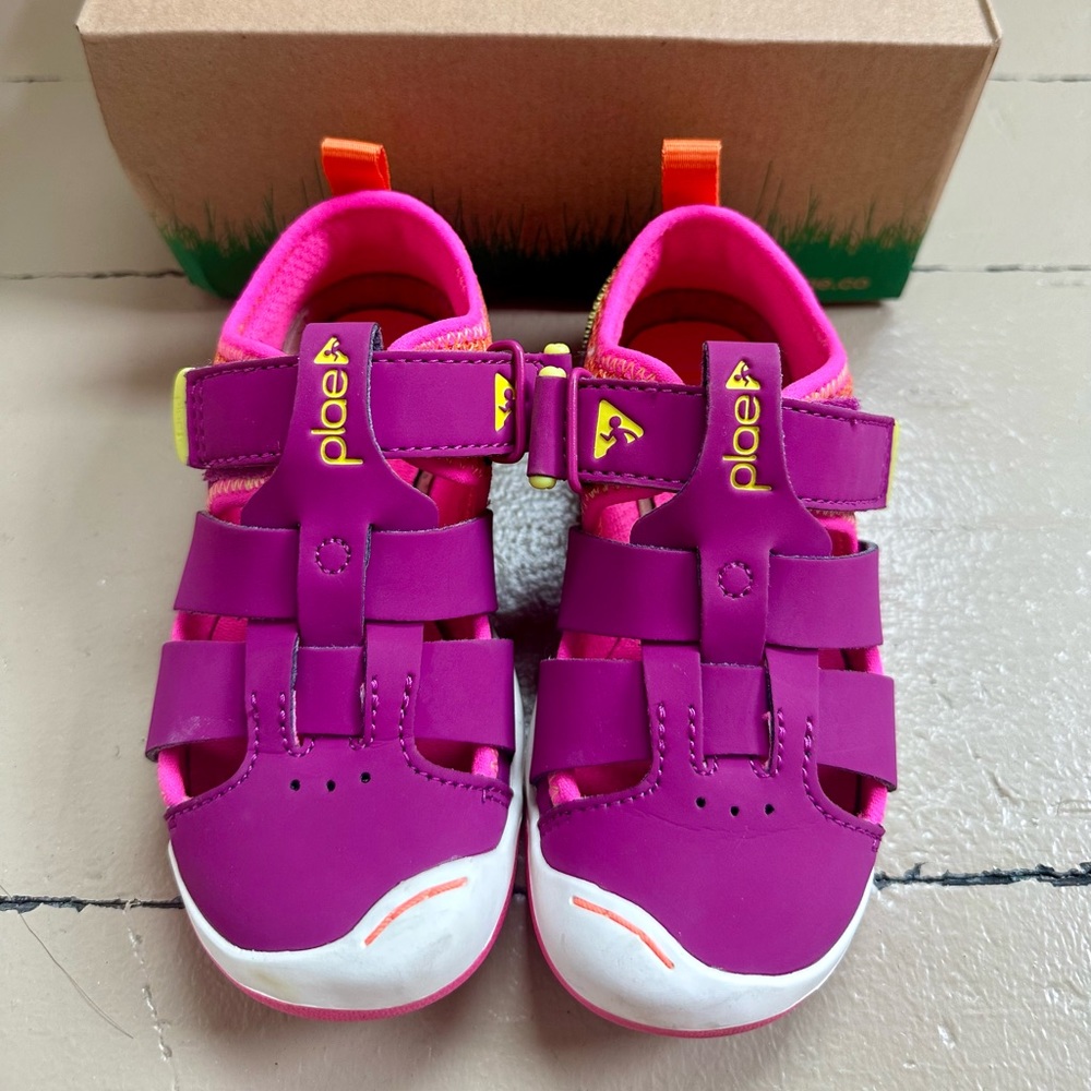 Plae Sam 2.0 - Toddler Washable Sandal - Size 9 (Festival Fuchsia)